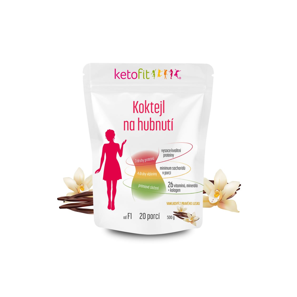 Proteinový koktejl Vanilka | 500 g