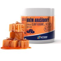 Arašídový krém low-carb | příchuť slaný karamel | 500 g