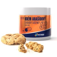 Arašídový krém low-carb | s kousky sušenky | 500 g