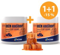 1+1 Arašídový krém low-carb | příchuť slaný karamel | 1 kg