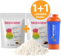 1+1 Shake na hubnutí | Vanilka a Čoko + Shaker ZDARMA