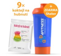 9x proteinový koktejl + ZDARMA shaker