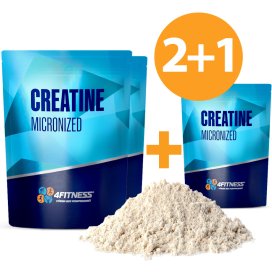 Kreatin monohydrát 4Fitness 2+1 zdarma, fitness doplňky stravy.