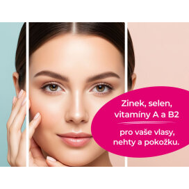 Vitamíny na pleť, vlasy a nehty 4Fitness, doplňky stravy pro krásu.