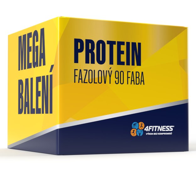 Fazolový protein 4Fitness, výhodné balení veganské výživy.