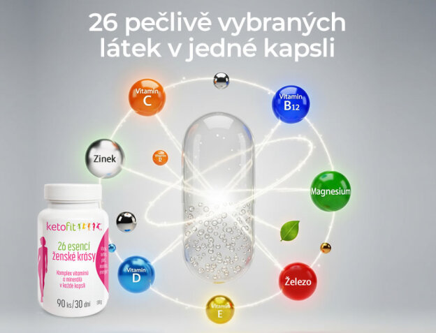 Multivitamín pro ženy 4Fitness, doplňky stravy pro vitalitu a rovnováhu.