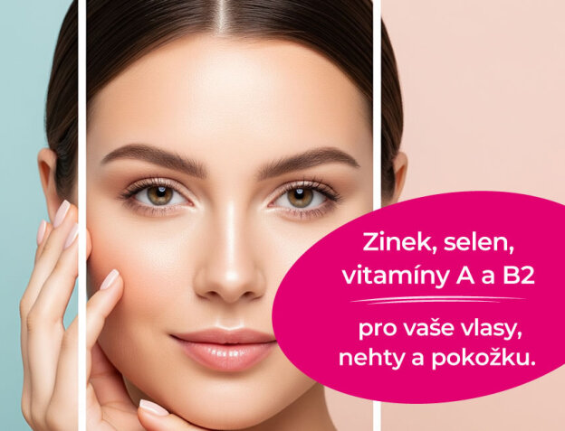 Vitamíny na pleť, vlasy a nehty 4Fitness, doplňky stravy pro krásu.