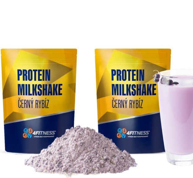 Protein milkshake černý rybíz 2 kilová balení od 4fitness